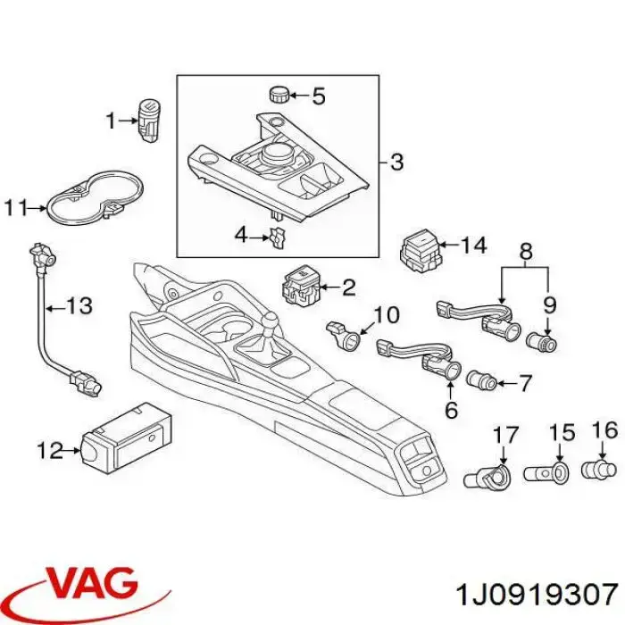 Acendedor de cigarros VAG 1J0919307 preço, a partir de 12,55 USD