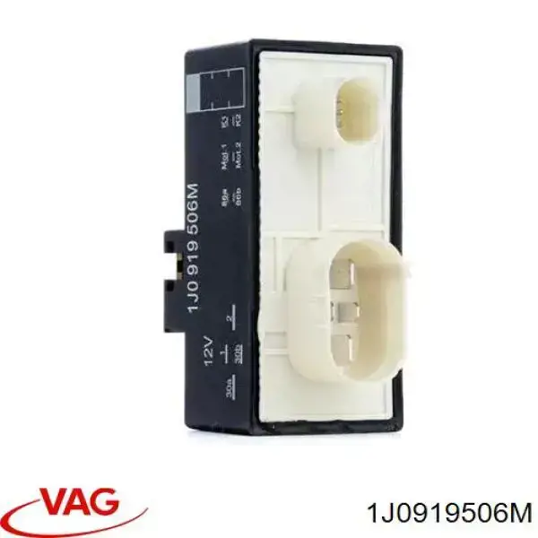 1J0919506M VAG Regulador de revoluções de ventilador de esfriamento (unidade de controlo)