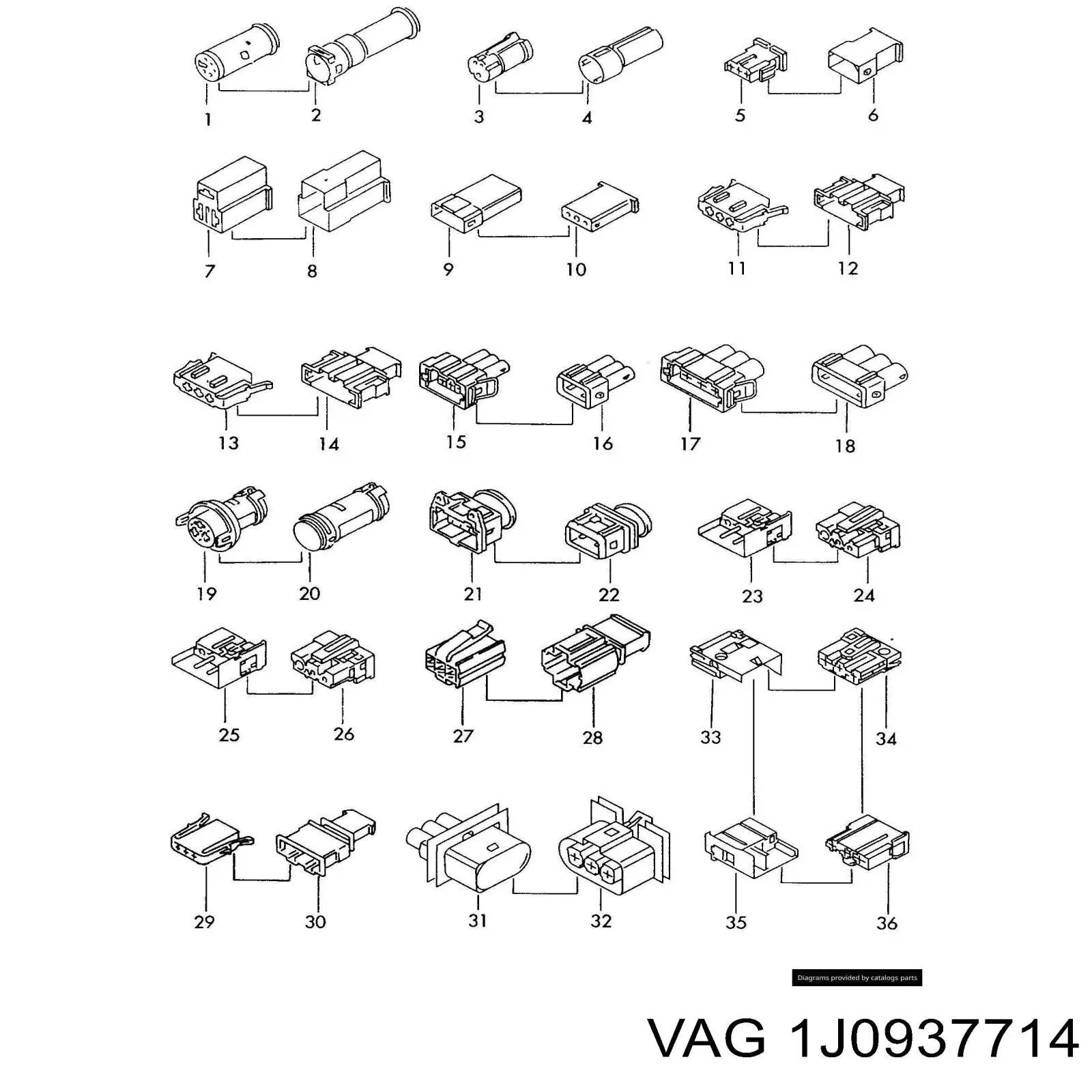  VAG 1J0937714 preço, a partir de 12,02 USD