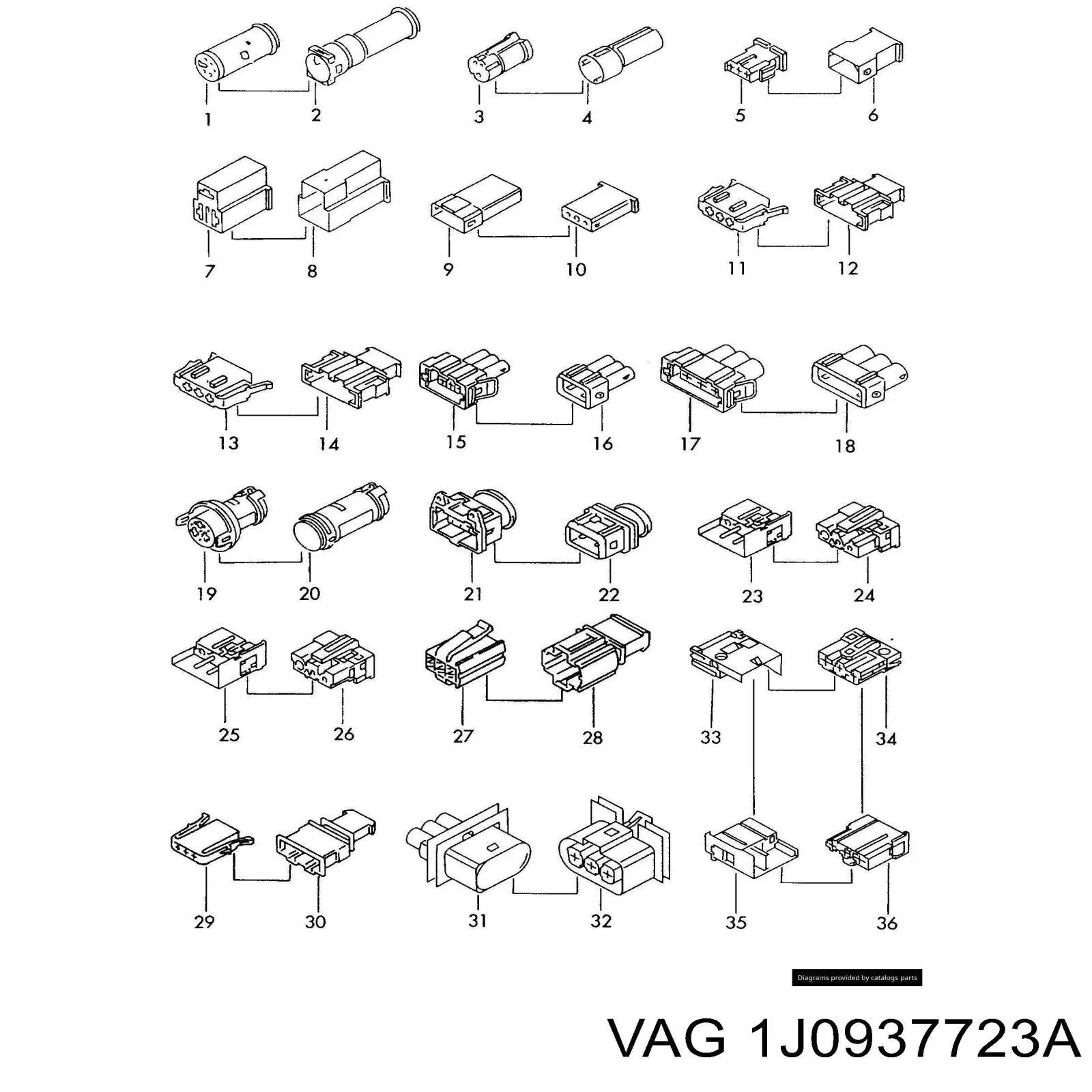  VAG 1J0937723A preço, a partir de 6,24 USD
