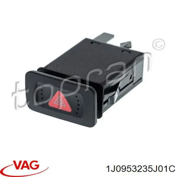 Compre 1J0953235J01C VAG Botão de ativação do sinal de emergência