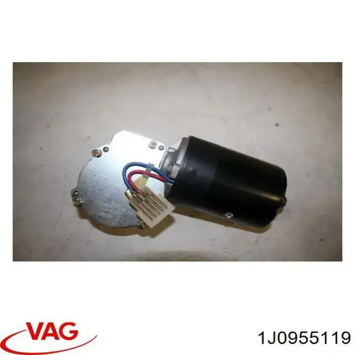 1J0955119 VAG Motor de limpador pára-brisas do pára-brisas