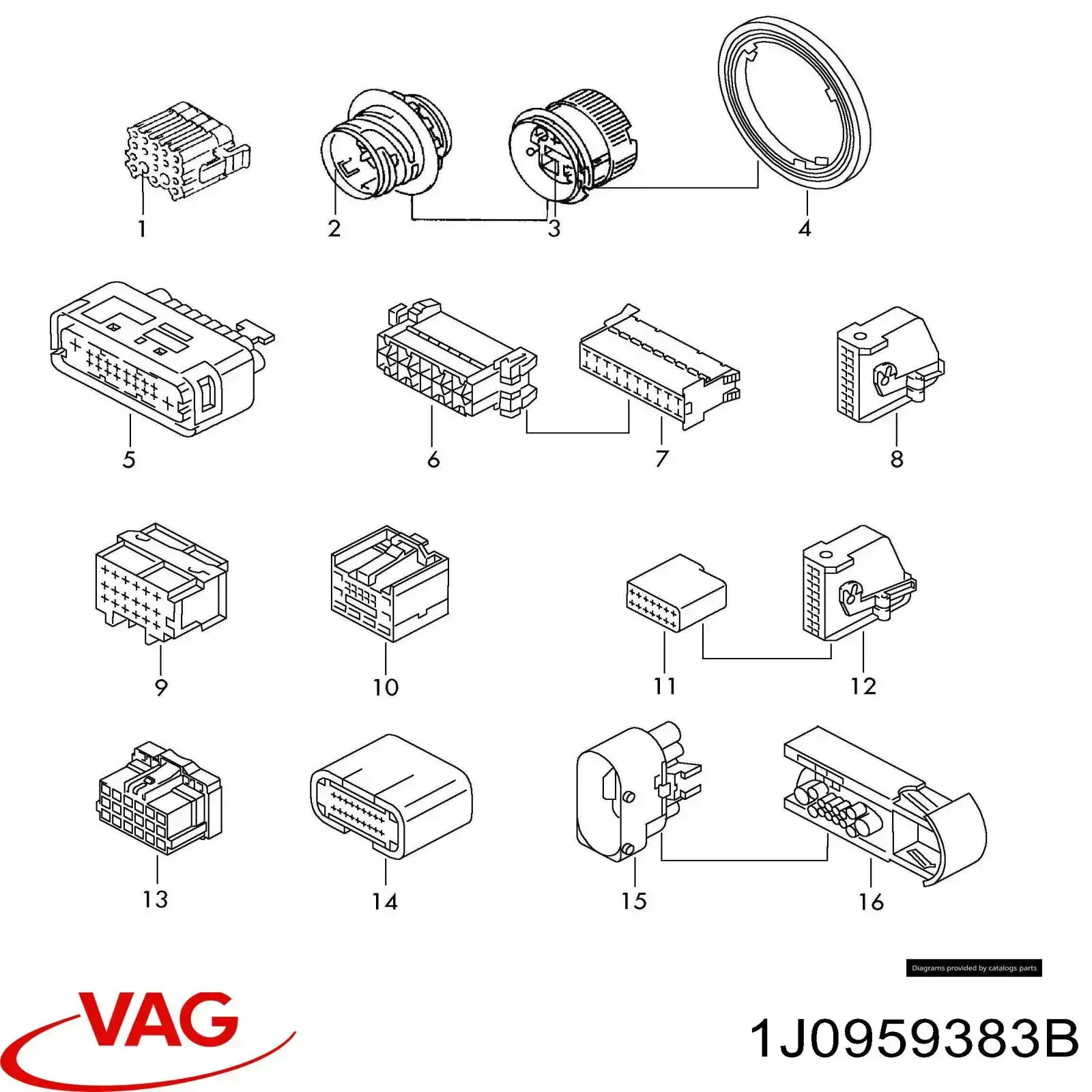  VAG 1J0959383B preço, a partir de 19,61 USD