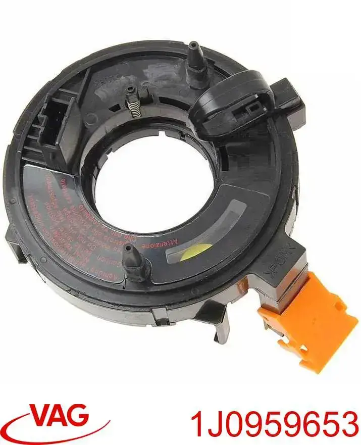 1J0959653 VAG Anel AIRBAG de contato, cabo plano do volante