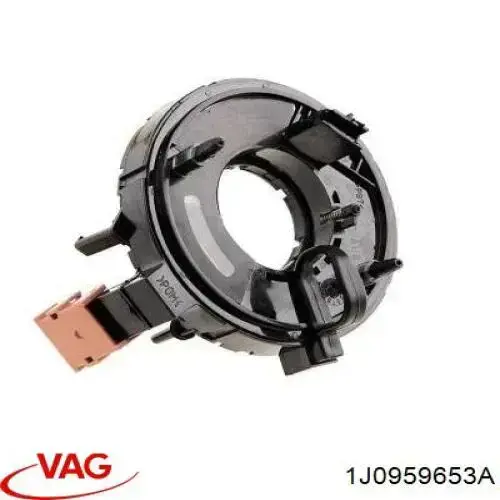 Compre 1J0959653A VAG Anel AIRBAG de contato, cabo plano do volante