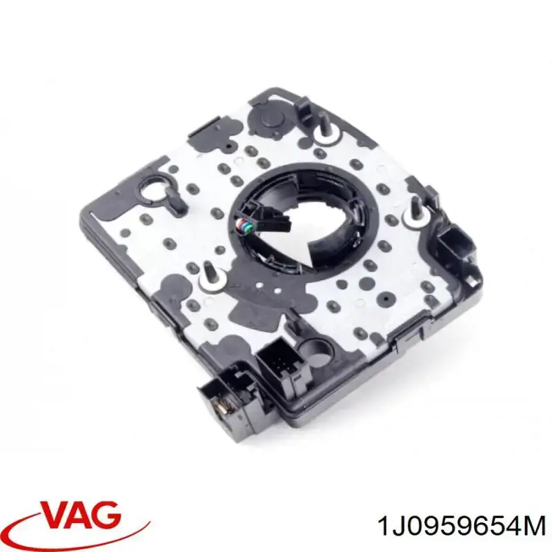 1J0959654M VAG Anel AIRBAG de contato, cabo plano do volante