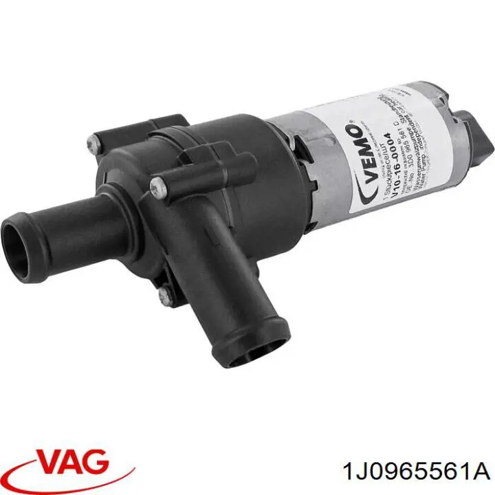 1J0965561A VAG Bomba de água (bomba) de esfriamento, adicional elétrica