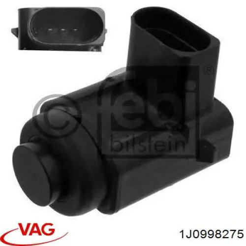 Sensor traseiro de sinalização de estacionamento (sensor de estacionamento) VAG 1J0998275 preço, a partir de 20,95 USD