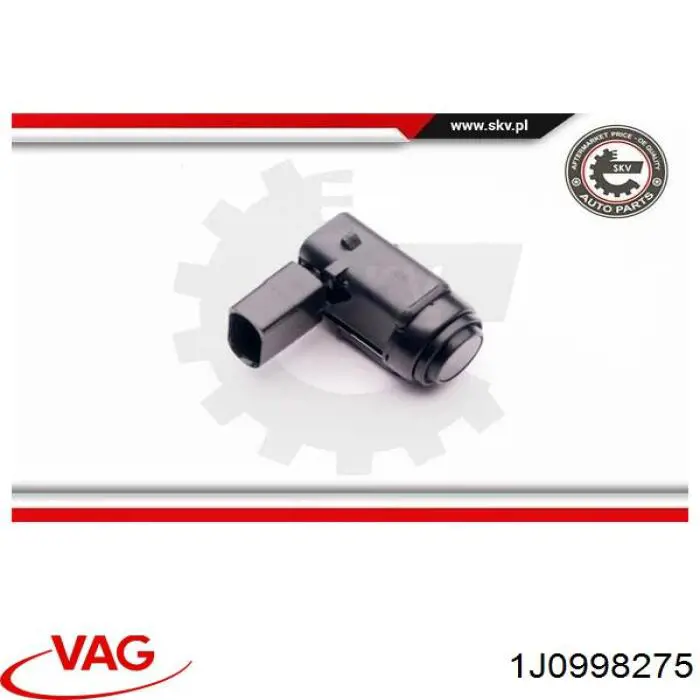 Compre 1J0998275 VAG Sensor traseiro de sinalização de estacionamento (sensor de estacionamento)
