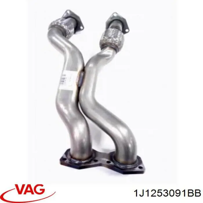 Silenciador, parte dianteira VAG 1J1253091BB preço, a partir de  USD