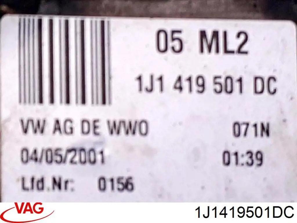 Compre 1J1419501DC VAG Coluna da direção