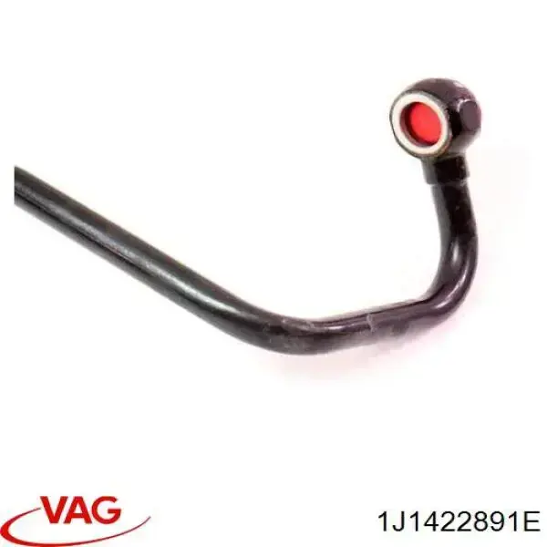 Compre 1J1422891E VAG Mangueira da Direção hidrâulica assistida de pressão baixa, desde a cremalheira (do mecanismo) até o tanque