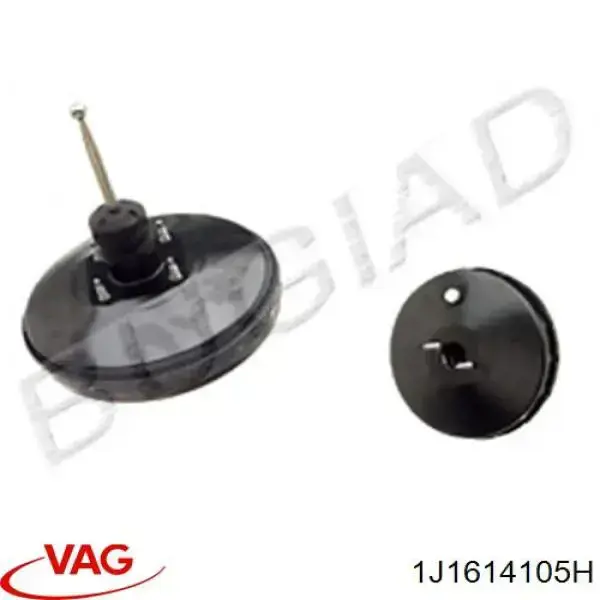 1J1614105H VAG Reforçador dos freios a vácuo