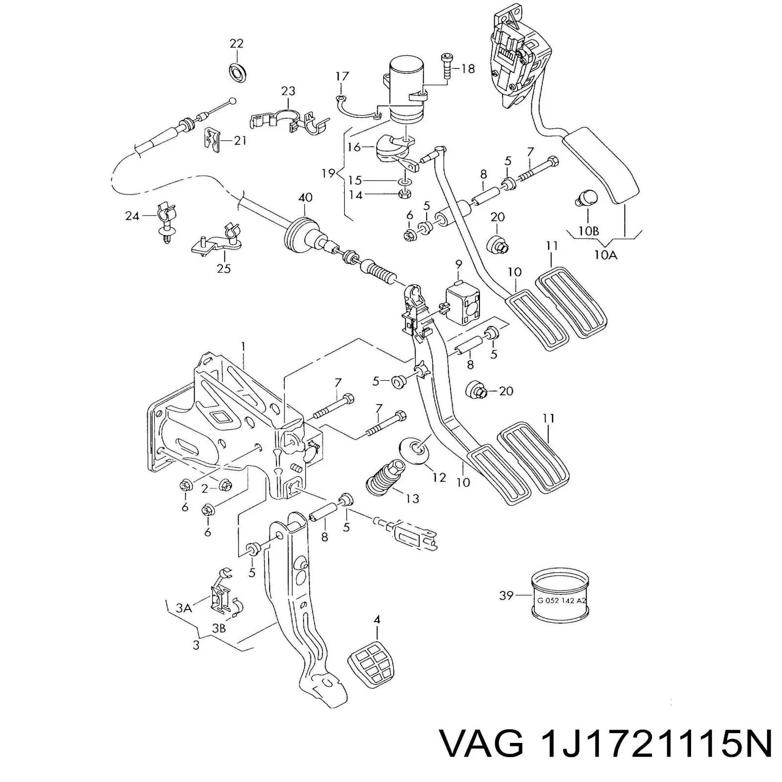  VAG 1J1721115AA preço, a partir de 206,75 USD
