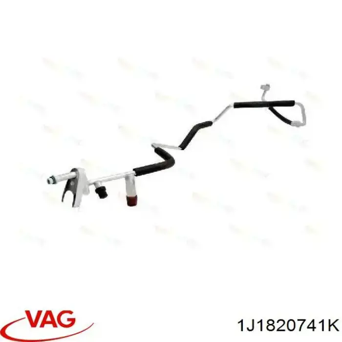 Compre 1J1820741K VAG Mangueira de aparelho de ar condicionado, desde o radiador até o vaporizador