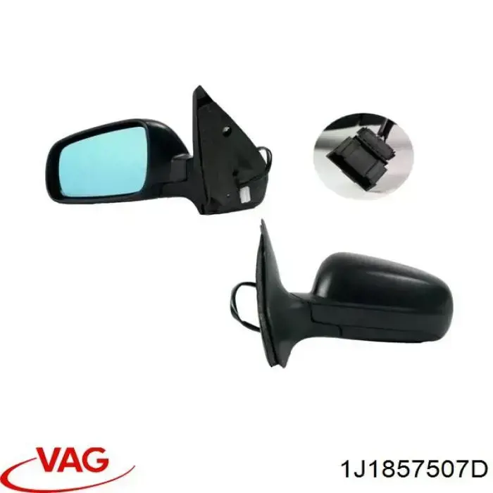 Compre 1J1857507D VAG Espelho de retrovisão esquerdo