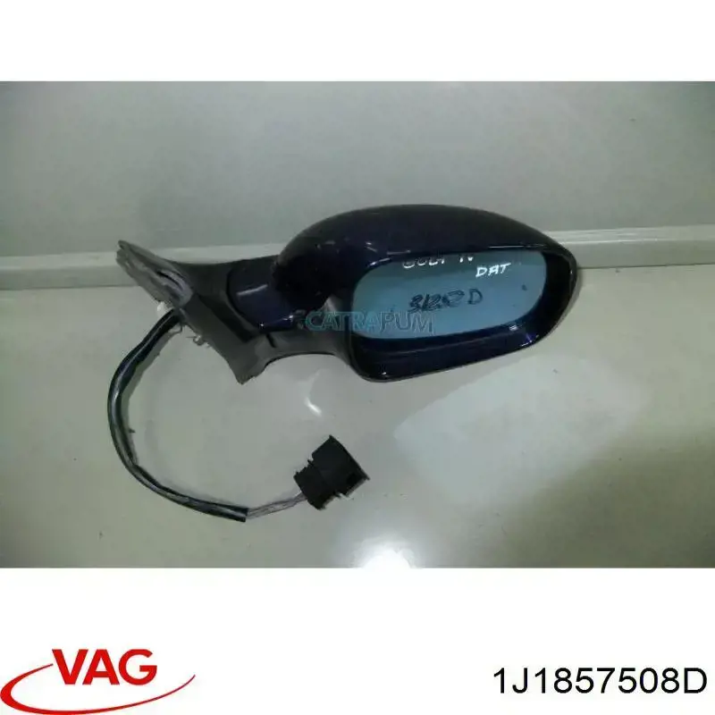 Caixa do espelho de retrovisão direito VAG 1J1857508D preço, a partir de 50,97 USD
