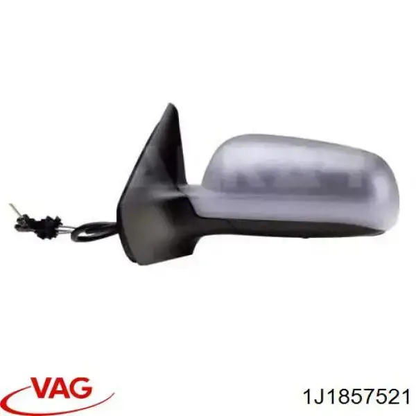 1J1857521 VAG Elemento espelhado do espelho de retrovisão esquerdo