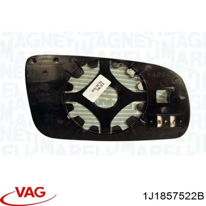 Compre 1J1857522B VAG Elemento espelhado do espelho de retrovisão direito