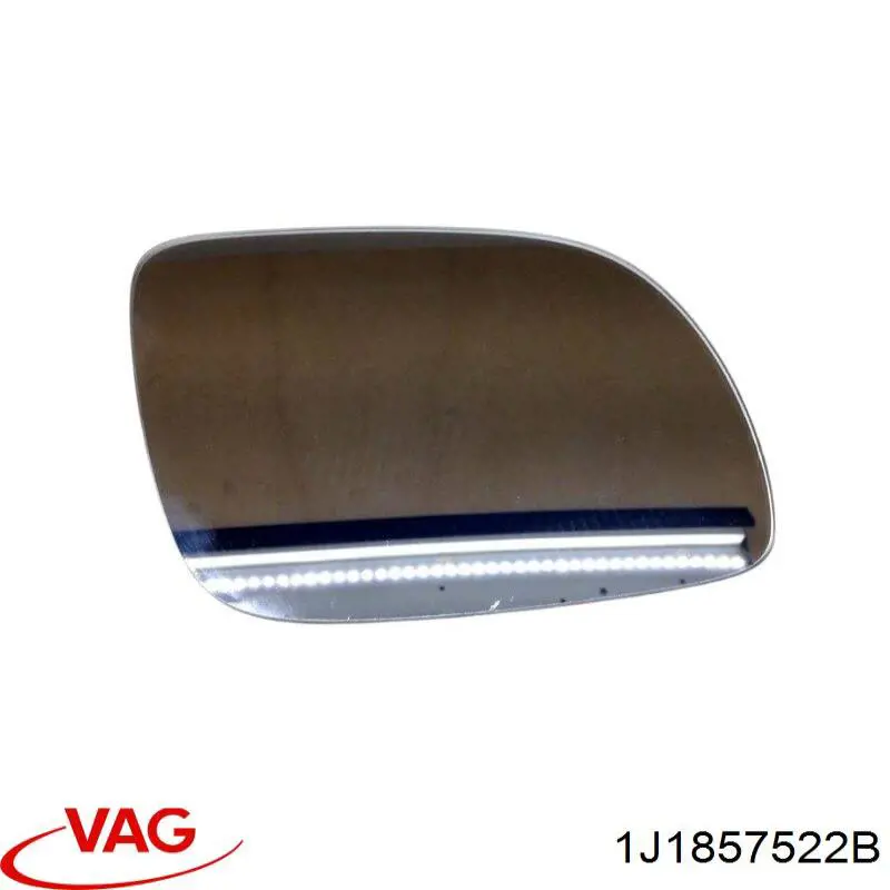 Compre 1J1857522B VAG Elemento espelhado do espelho de retrovisão direito