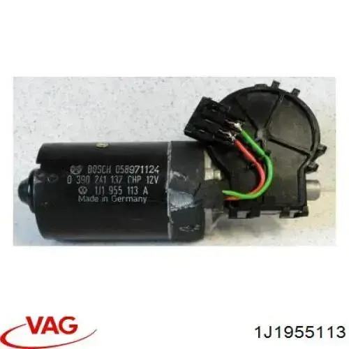 Compre 1J1955113 VAG Motor de limpador pára-brisas do pára-brisas