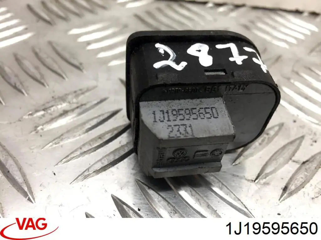 1J19595650 VAG Unidade de controlo dos espelhos de retrovisão, na porta