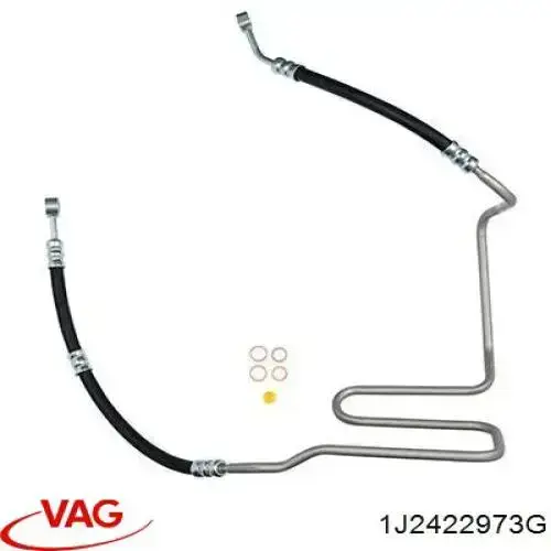 Mangueira da Direção hidrâulica assistida de pressão alta desde a bomba até a régua (do mecanismo) VAG 1J2422973G preço, a partir de 220,06 USD