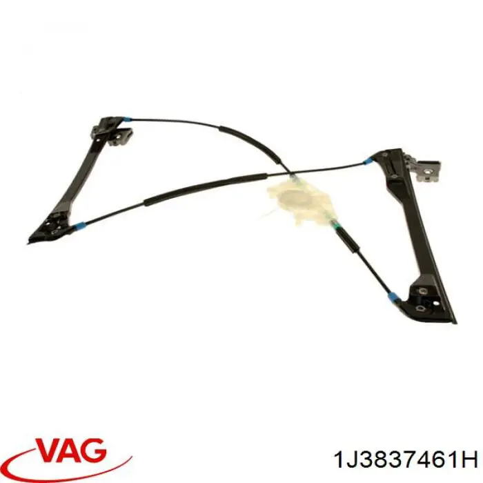 Compre 1J3837461H VAG Mecanismo de acionamento de vidro da porta dianteira esquerda