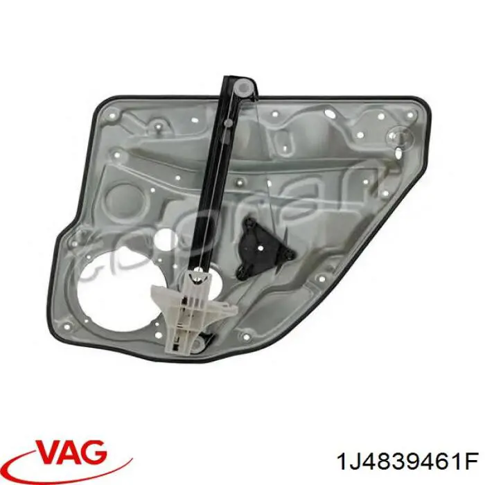 Compre 1J4839461F VAG Mecanismo de acionamento de vidro da porta traseira esquerda