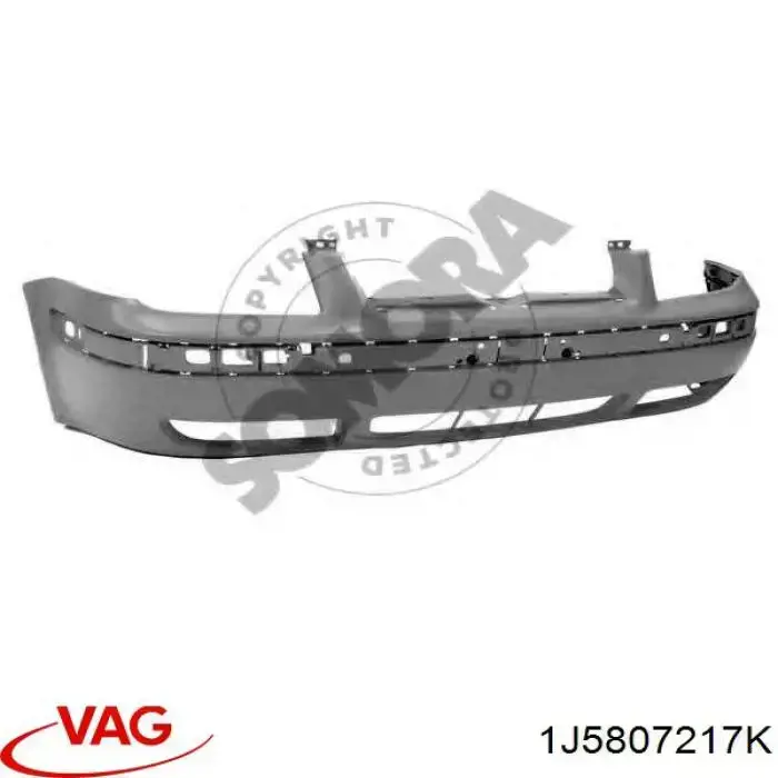 1J5807217K VAG Pára-choque dianteiro