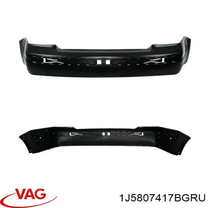 Compre 1J5807417BGRU VAG Pára-choque traseiro