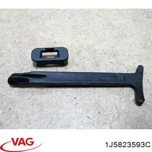 Compre 1J5823593C VAG Vidro de janelo da porta traseira esquerda