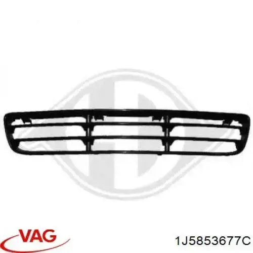 Compre 1J5853677C VAG Grelha central do pára-choque dianteiro