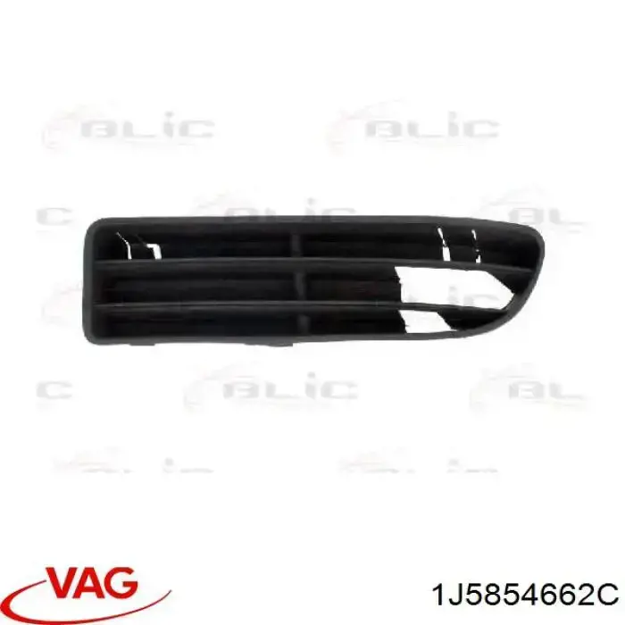 Compre 1J5854662C VAG Grelha direita do pára-choque dianteiro