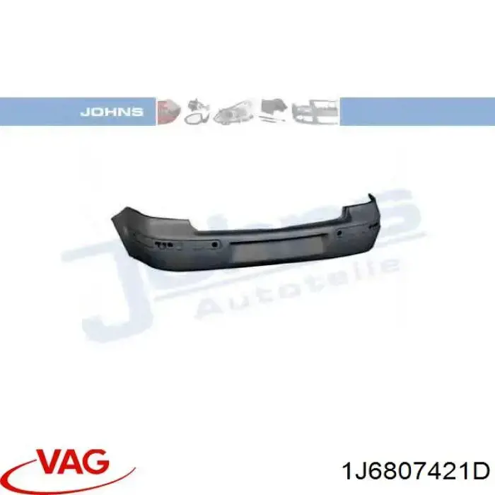 1J6807421D VAG Pára-choque traseiro