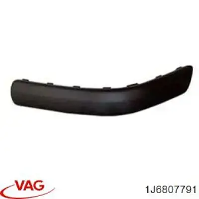 Compre 1J6807791 VAG Placa sobreposta do pára-choque traseiro esquerdo