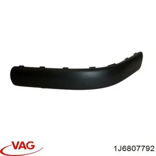 Compre 1J6807792 VAG Placa sobreposta do pára-choque traseiro direito