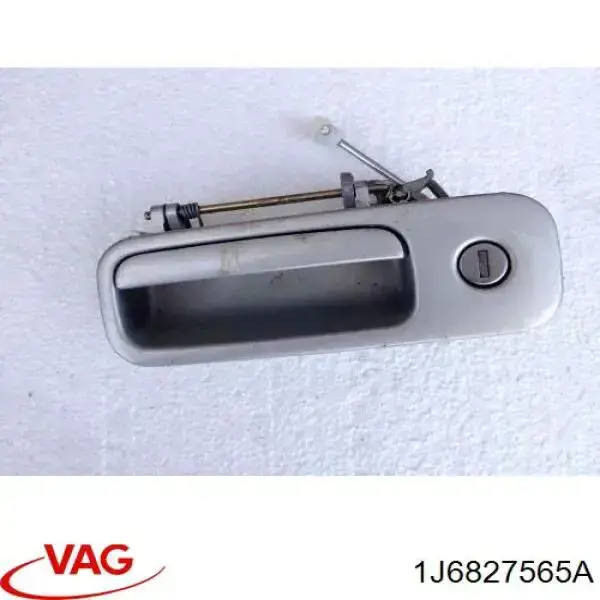 1J6827565A VAG Puxador externo de tampa de porta-malas (de 3ª/5ª porta traseira)