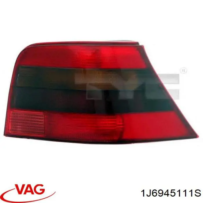 1J6945111S VAG Lanterna traseira esquerda