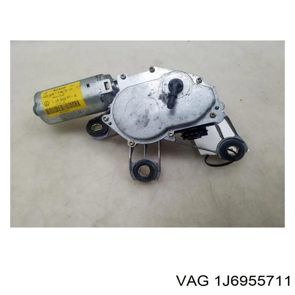Motor de limpador pára-brisas de vidro traseiro 1J6955711 VAG
