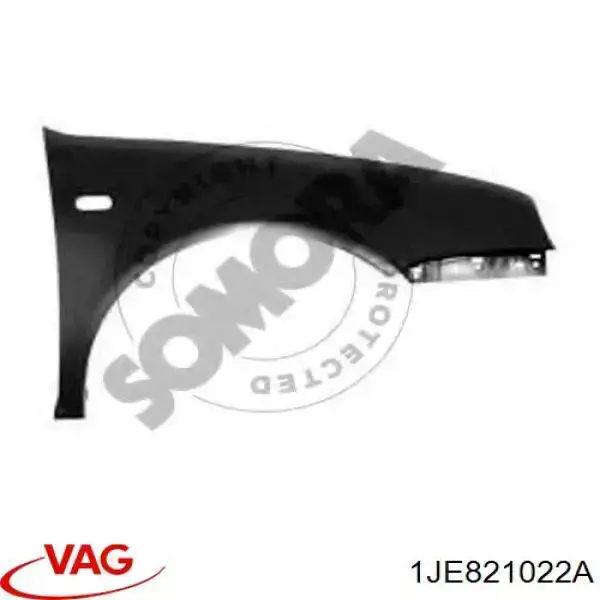 Pára-lama dianteiro direito VAG 1JE821022A preço, a partir de 94,71 USD