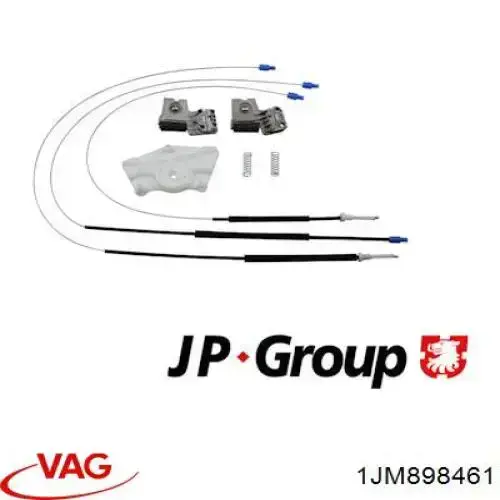 Compre 1JM898461 VAG Kit de reparação do mecanismo de acionamento de vidro da porta dianteira