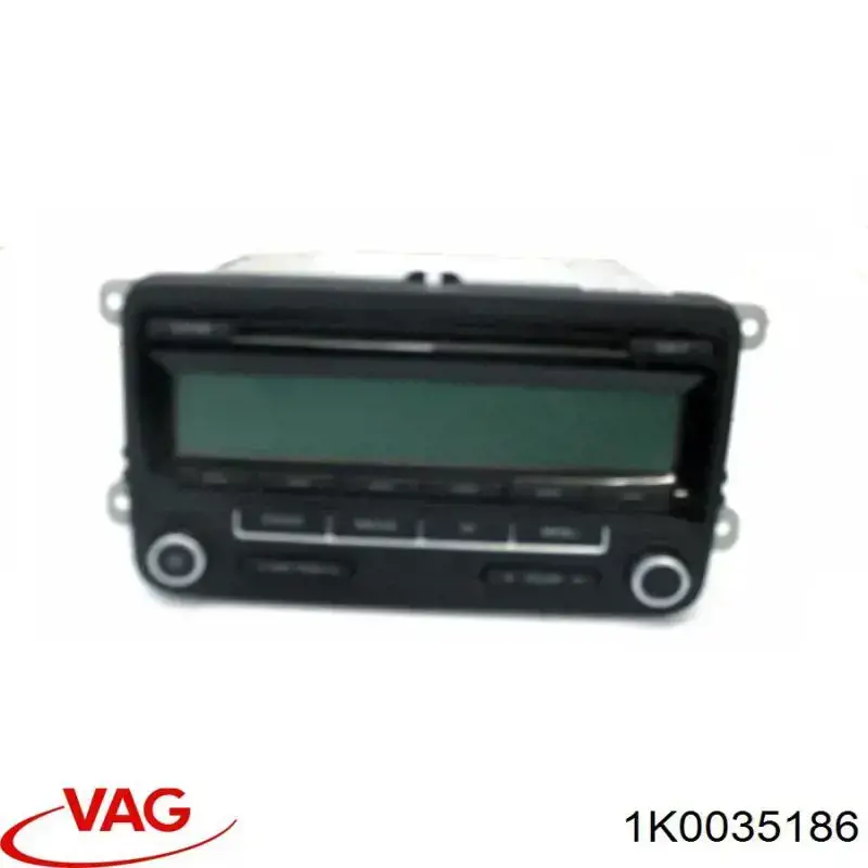 Aparelhagem de som (rádio AM/FM), universal 1K0035186 VAG