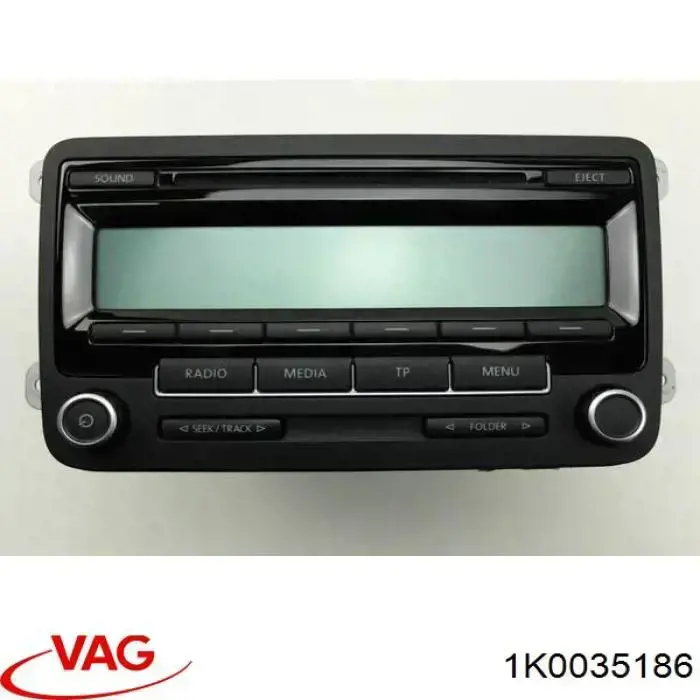 Compre 1K0035186 VAG Aparelhagem de som (rádio AM/FM), universal
