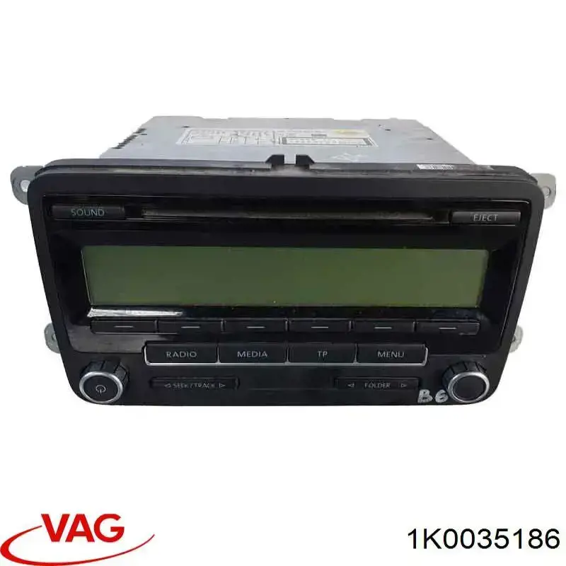 Aparelhagem de som (rádio AM/FM), universal 1K0035186 VAG