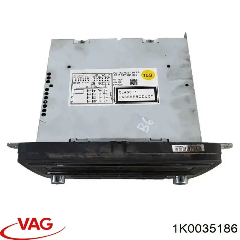 1K0035186 VAG Aparelhagem de som (rádio AM/FM), universal
