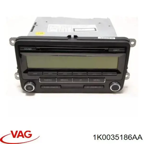 Compre 1K0035186AA VAG Aparelhagem de som (rádio AM/FM)
