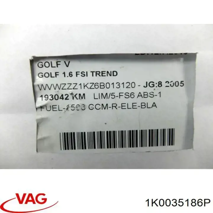 Aparelhagem de som (rádio AM/FM) para Volkswagen Touran I 1T1, 1T2