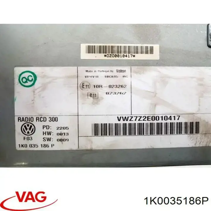 Compre Aparelhagem de som (rádio AM/FM) Volkswagen Touran 1
