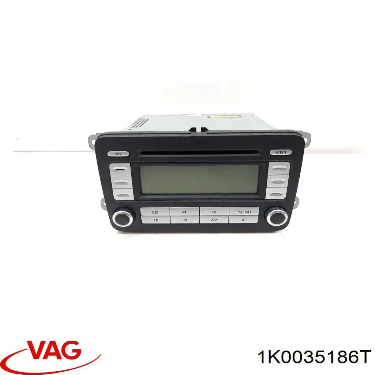 Aparelhagem de som (rádio AM/FM) 1K0035186T VAG